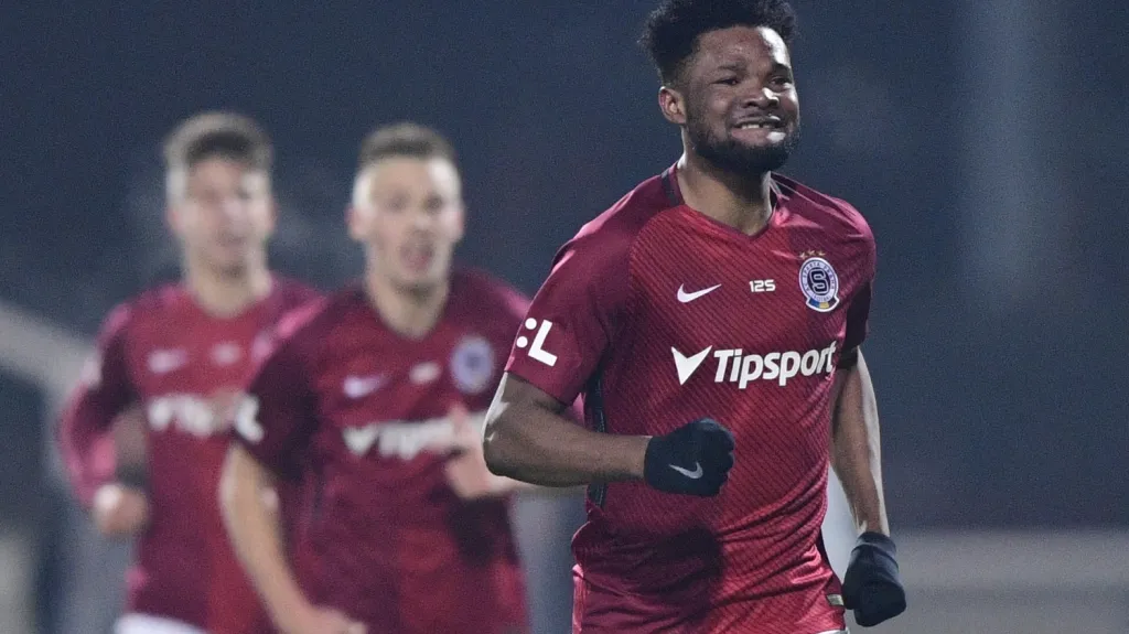 Benjamin Tetteh se raduje z gólu