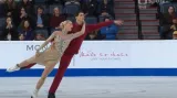Volný tanec Gillesové a Poiriera na Kanadské brusli