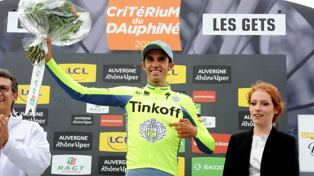 Contador po vítězné časovce na Critérium du Dauphiné 