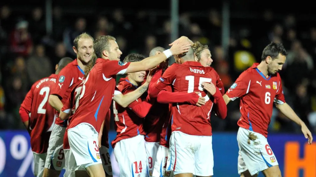 Radost českých fotbalistů