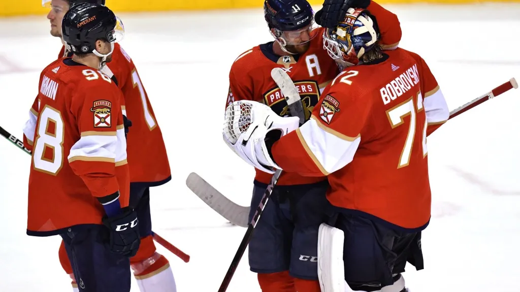 Radost hokejistů Floridy