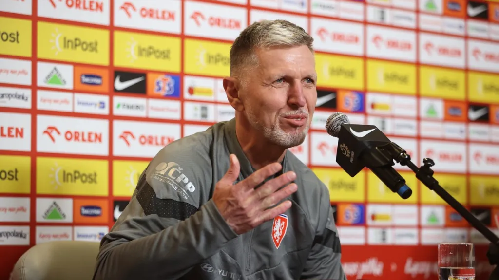 Trenér české fotbalové reprezentace Jaroslav Šilhavý