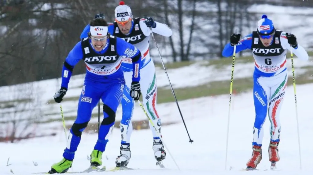 Dušan Kožíšek (vpředu)