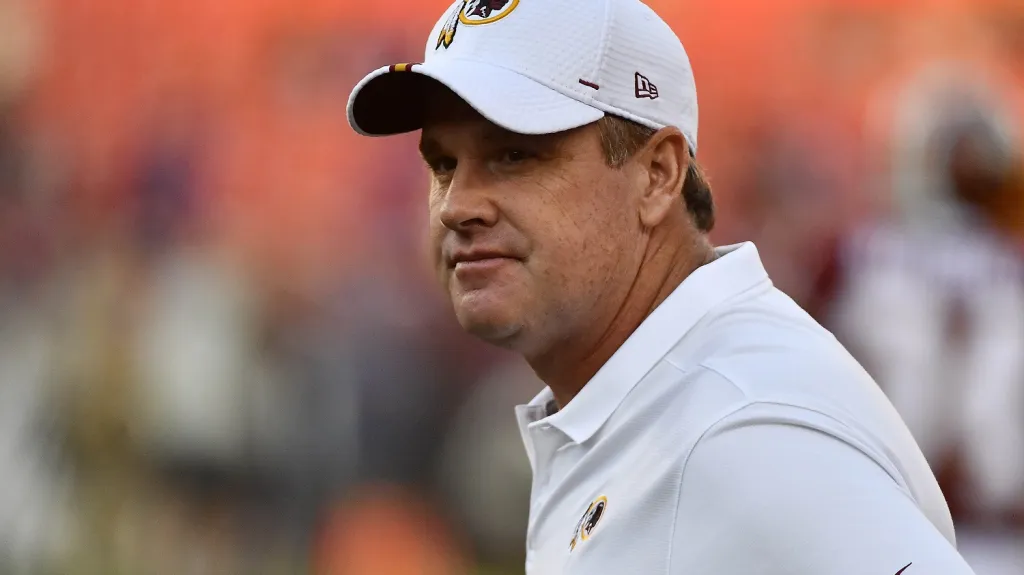 Trenér Washingtonu Jay Gruden
