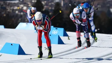 Rozhodující nástup Martina Nyengeta na druhém úseku běžecké štafety