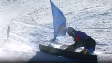 Nevydařená jízda Zuzany Maděrové v Bansku