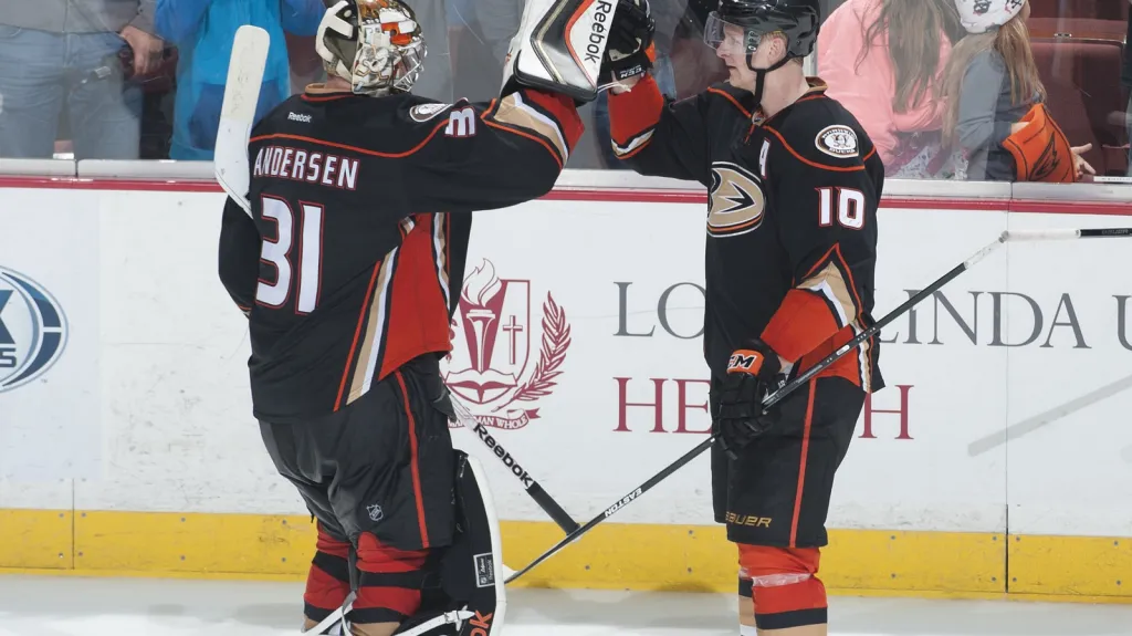 Radost hokejistů Anaheimu