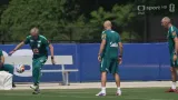 Carlo Ancelotti na tréninku