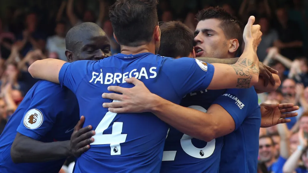 Slavící hráči Chelsea