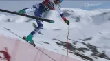 Jízda Jana Zabystřana ve sjezdu v Crans-Montaně
