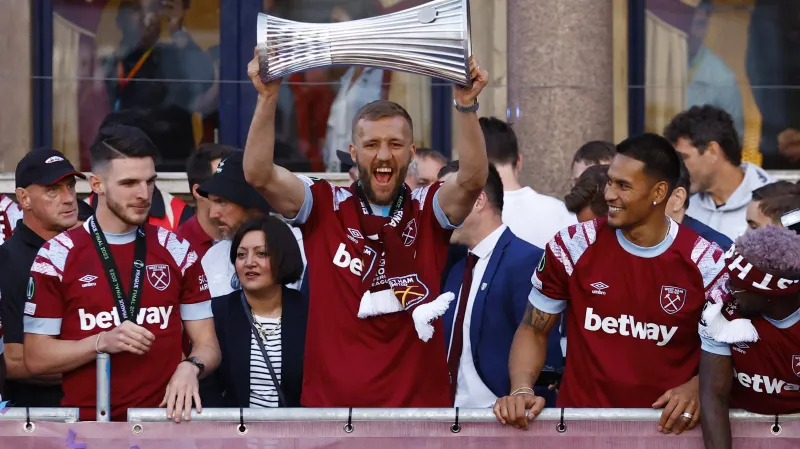 West Ham v Londýně oslavil vítězství v EKL