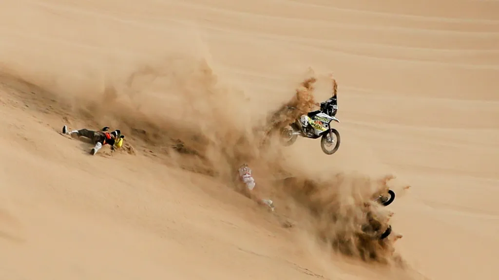 Pád Jana Brabce na Rallye Dakar