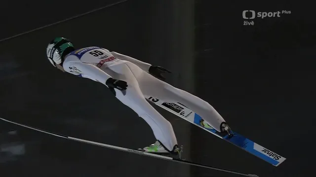 Skok Anžeho Lanišeka ve 2. kole v Lahti