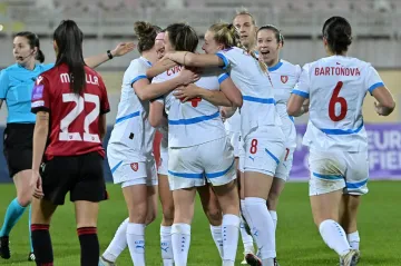 Radost českých fotbalistek