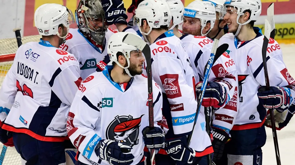 Radost hokejistů Chomutova