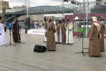 Prezentace katarského MS 2022 v Moskvě