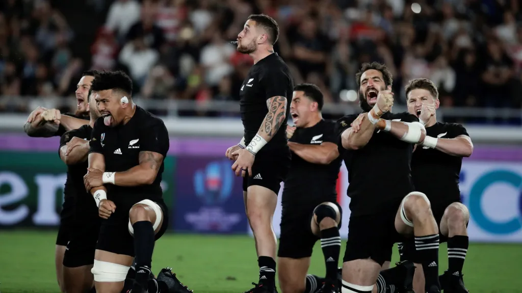 Ragbisté Nového Zélandu dělají haku na MS 