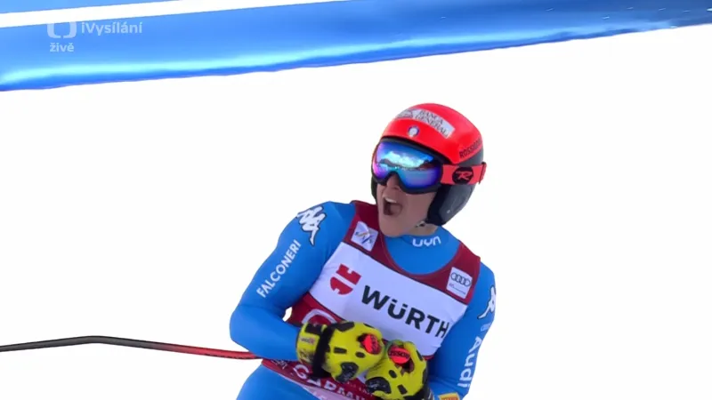 Vítězné jízdy Hütterové a Brignoneová v Super-G v Ga-Pa