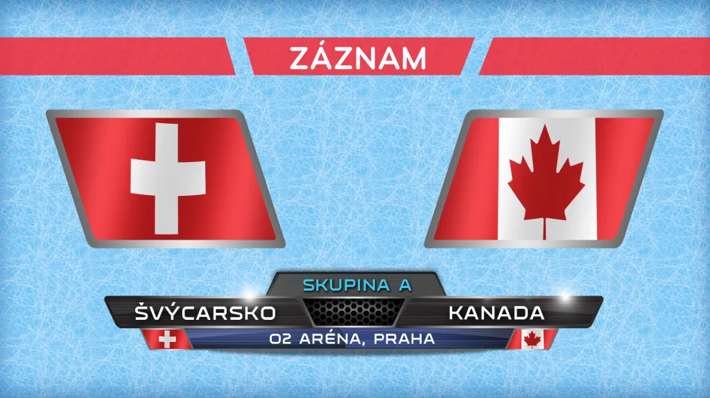 Záznam utkání Švýcarsko - Kanada