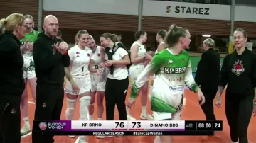 Vypjatý závěr utkání KP Brno – Dinamo Sassari a ohlasy