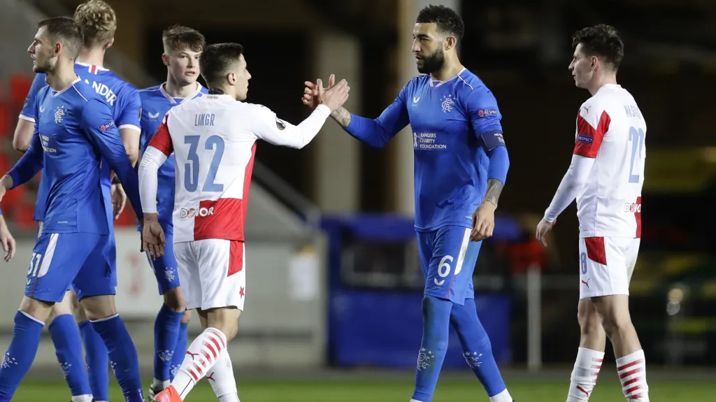 Utkání Slavia Praha - Rangers