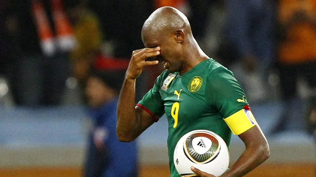 Samuel Eto'o v dresu Kamerunu