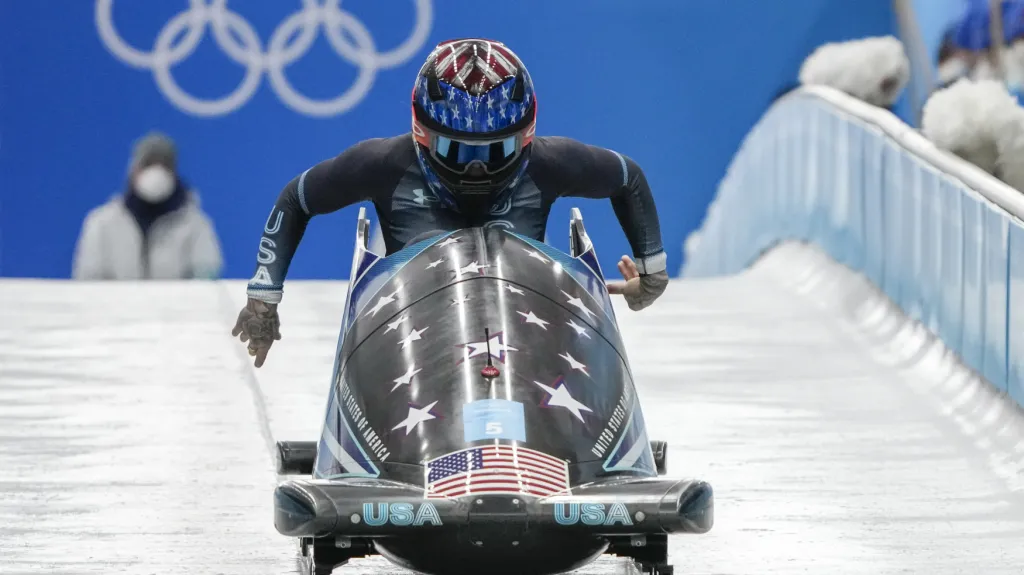 Američanka Kaillie Humphriesová v monobobu