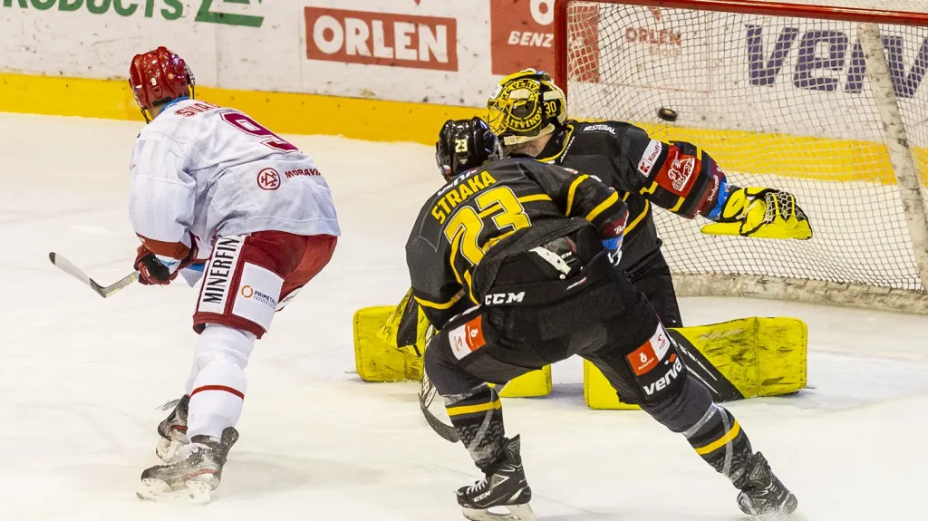 Utkání Litvínov - Třinec