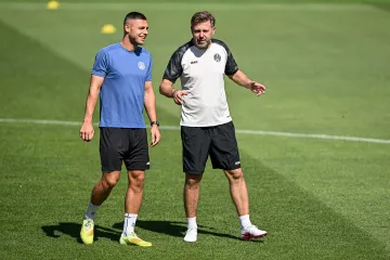 Jakub Kučera a trenér David Horejš