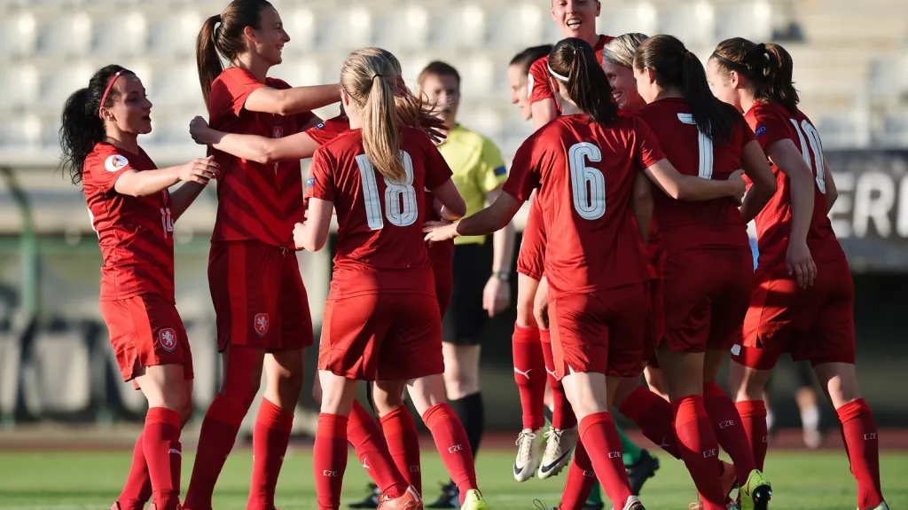 Radost českých fotbalistek