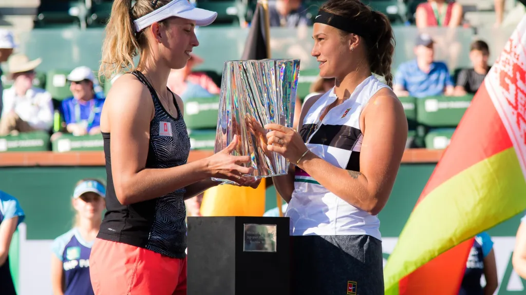 Deblistky Elise Mertensová a Aryna Sabalenková