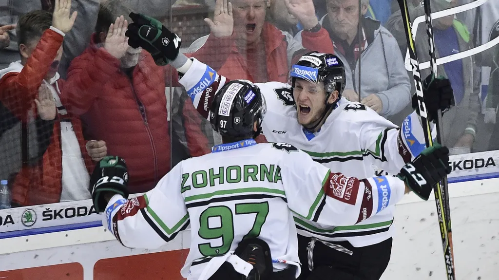 Radost hokejistů Mladé Boleslavi