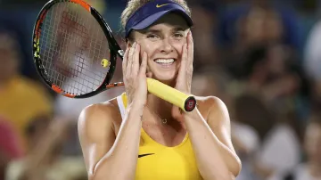 Jelina Svitolinová nemůže uvěřit, že zdolala světovou jedničku