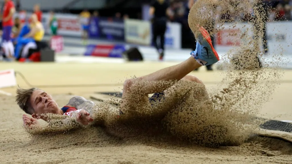 Dálkař Radek Juška na HME v atletice