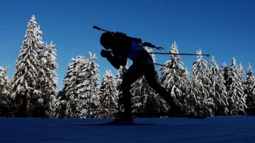 Petr Kubásek a Vlastimil Vávra před sobotním programem SP v Novém Městě