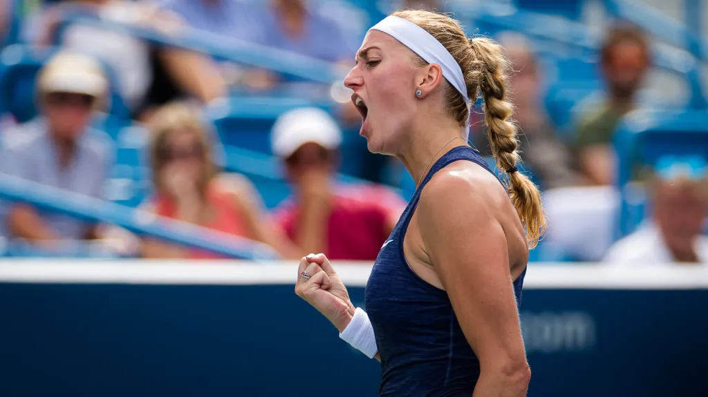 Petra Kvitová na turnaji v Cincinnati