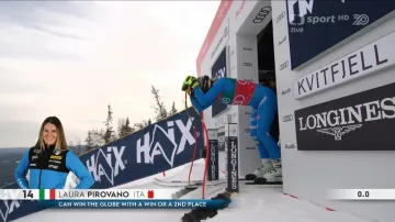 Vítězný sjezd Laury Pirovanové na finále SP v Lillehammeru