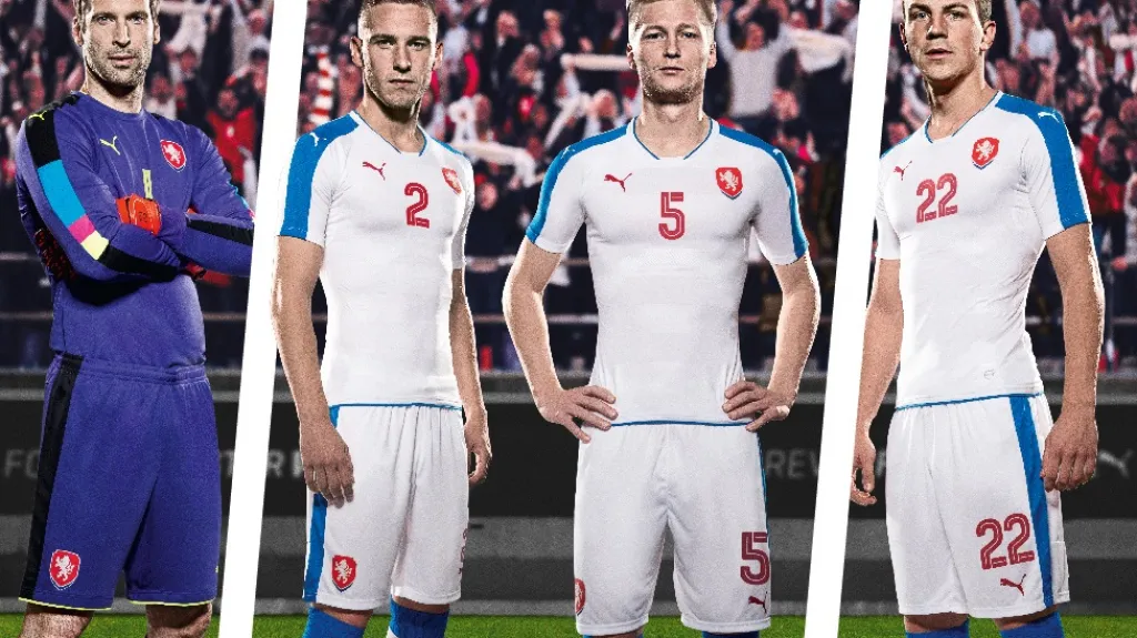 Nové venkovní dresy fotbalové reprezentace