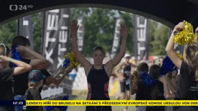 Aneta Grabmüller je vicemistryní Evropy v triatlonu