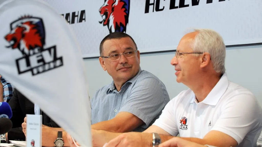 Václav Sýkora a Rašid Chabibulin