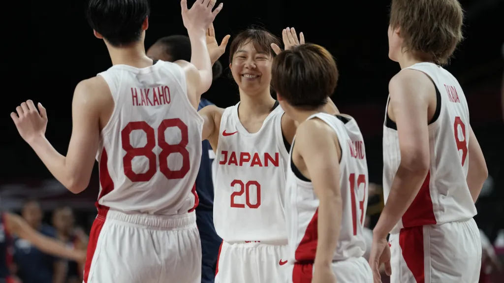 Radost japonských basketbalistek