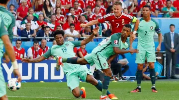 Balázs Dzsudzsák v utkání s Portugalskem