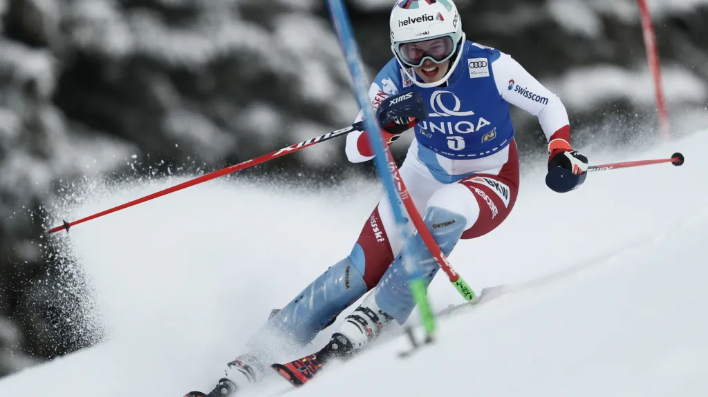 Švýcarská lyžařka Michelle Gisinová