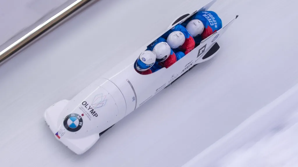 Český čtyřbob Dominika Dvořáka