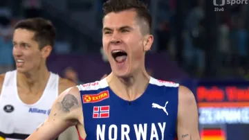 Finále běhu na 1500 metrů se zlatým Ingebrigtsenem