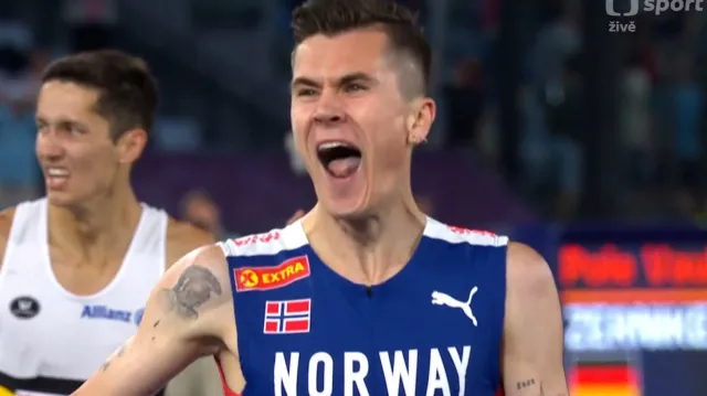 Finále běhu na 1500 metrů se zlatým Ingebrigtsenem