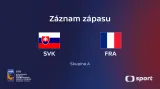 Záznam utkání Slovensko – Francie
