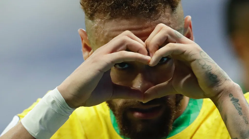 Neymar a jeho srdíčko