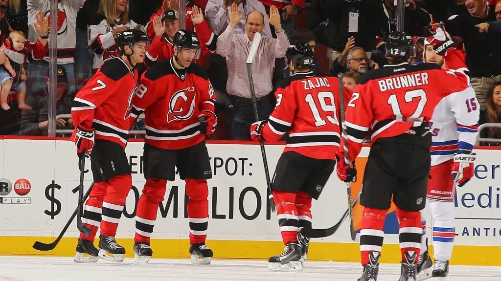 Slavící hráči New Jersey