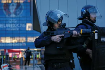 Policie v Lyonu nacvičuje zásah v případě teroristického útoku během fotbalového Eura